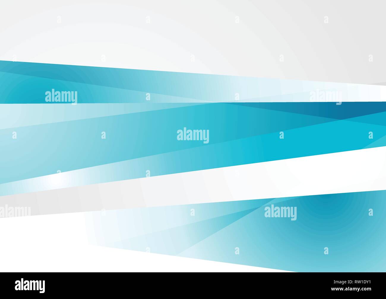 Abstrakte Konzept blaue und weiße Streifen vector Hintergrund Stock Vektor