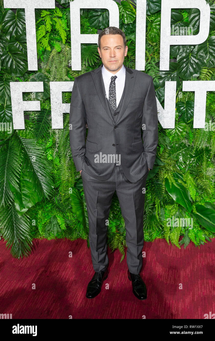 New York, NY - 3. März 2019: Ben Affleck besucht Netflix Triple Frontier Weltpremiere auf Jazz am Lincoln Center Credit: Lev radin/Alamy leben Nachrichten Stockfoto