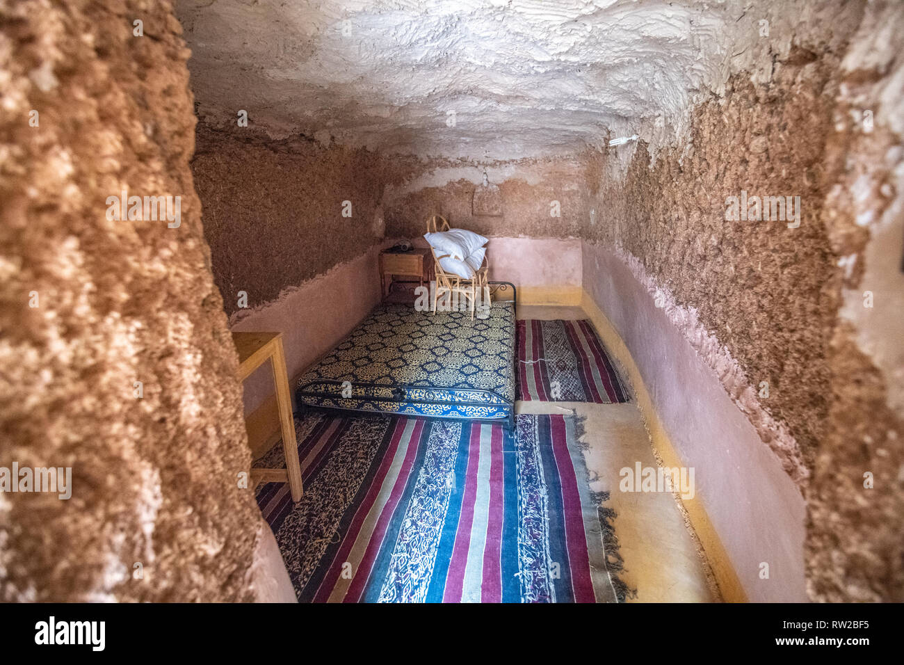 Bunte Wohnfläche, Dades, Marokko Stockfoto
