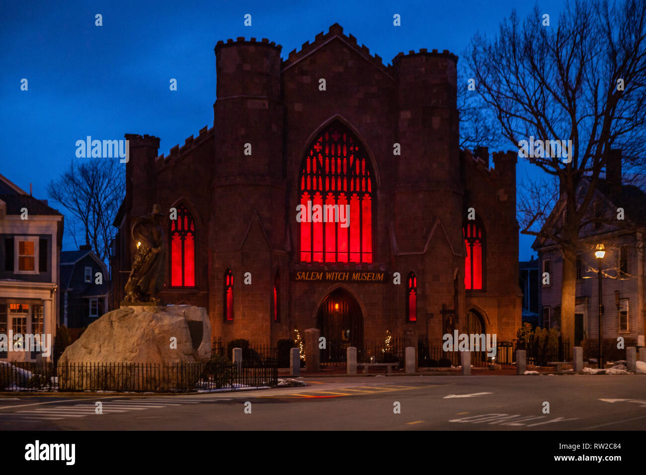 Dieses berühmten Museum befindet sich in einem gotischen Stil, New England Kirche art Gebäude und ist beliebt bei den Bürgern und Touristen. Stockfoto