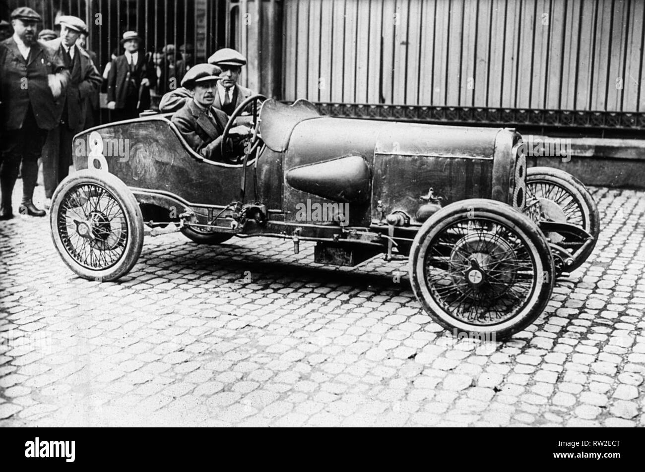 1922 Aston Marin 1,5 liter Straßburg. Clive galoppieren, GP Frankreich, Straßburg. Stockfoto