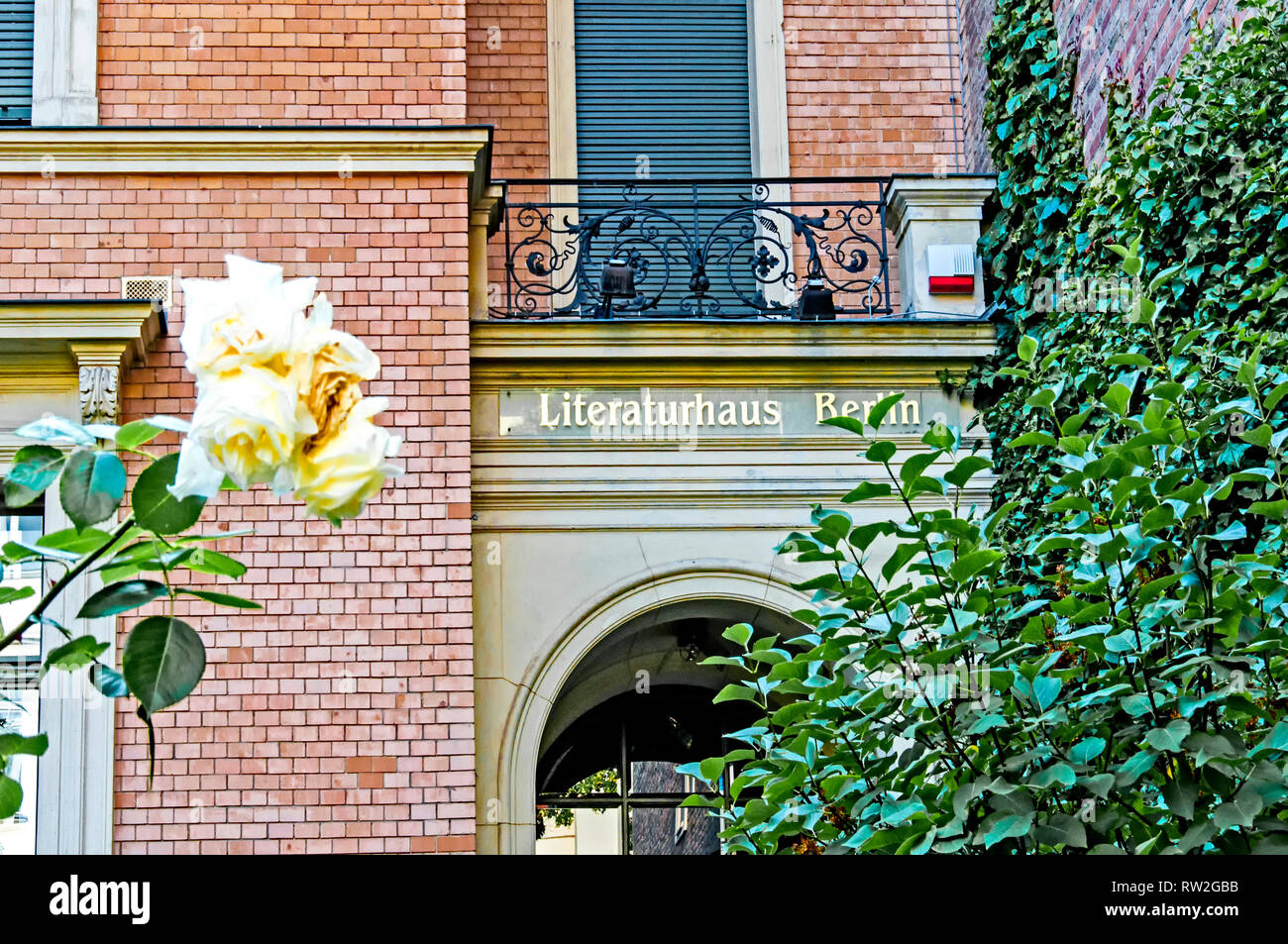 Berlin (Deutschland): Haus der Literatur; Literaturhaus Berlin Stockfoto