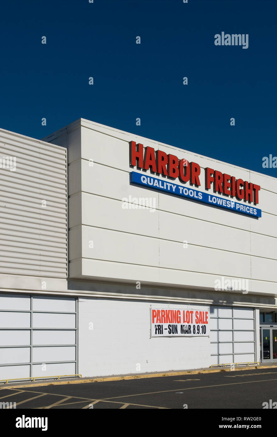 Harbor Freight Tool Store USA. Stockfoto