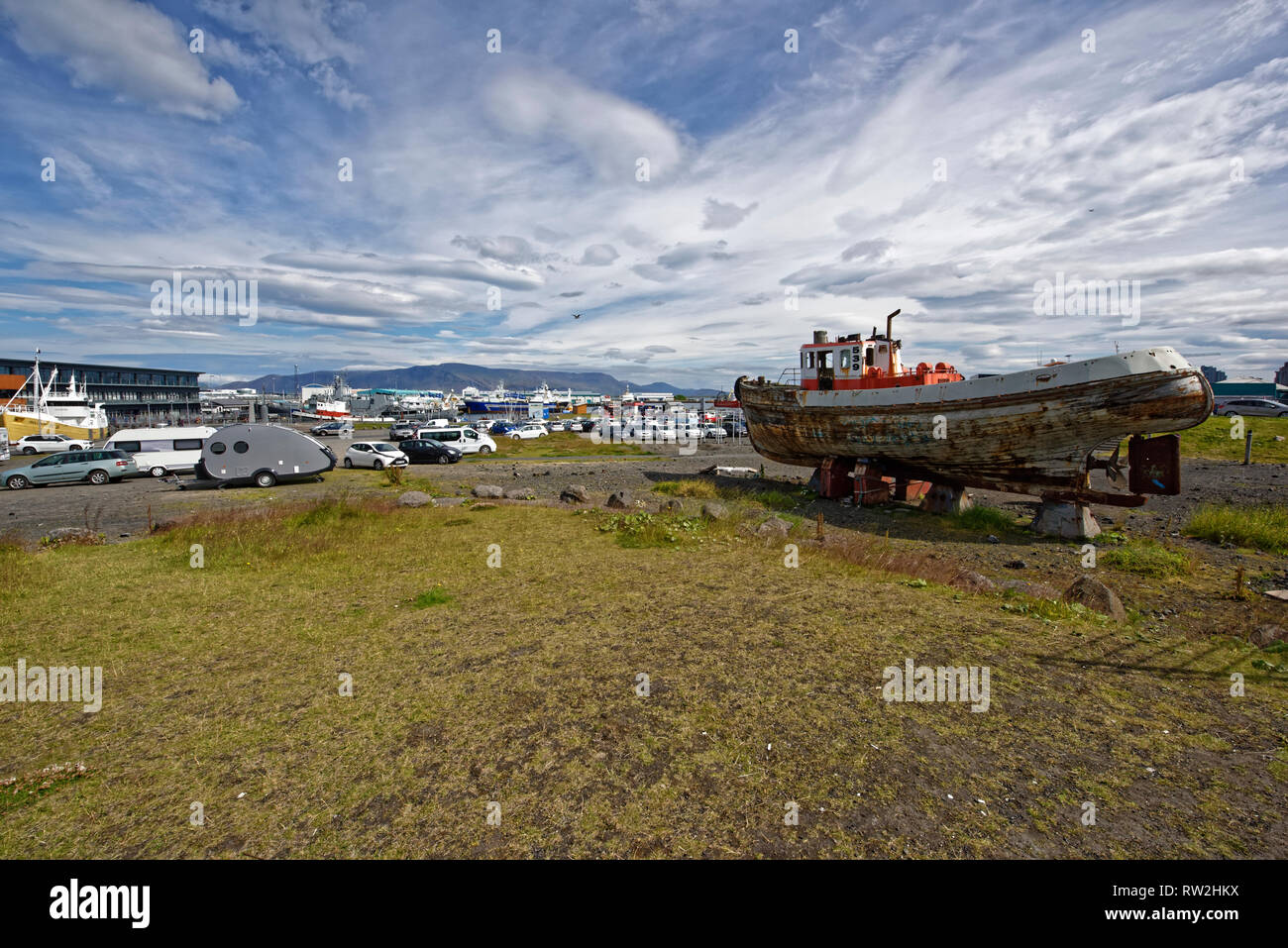 Reykjavik in Island Stockfoto