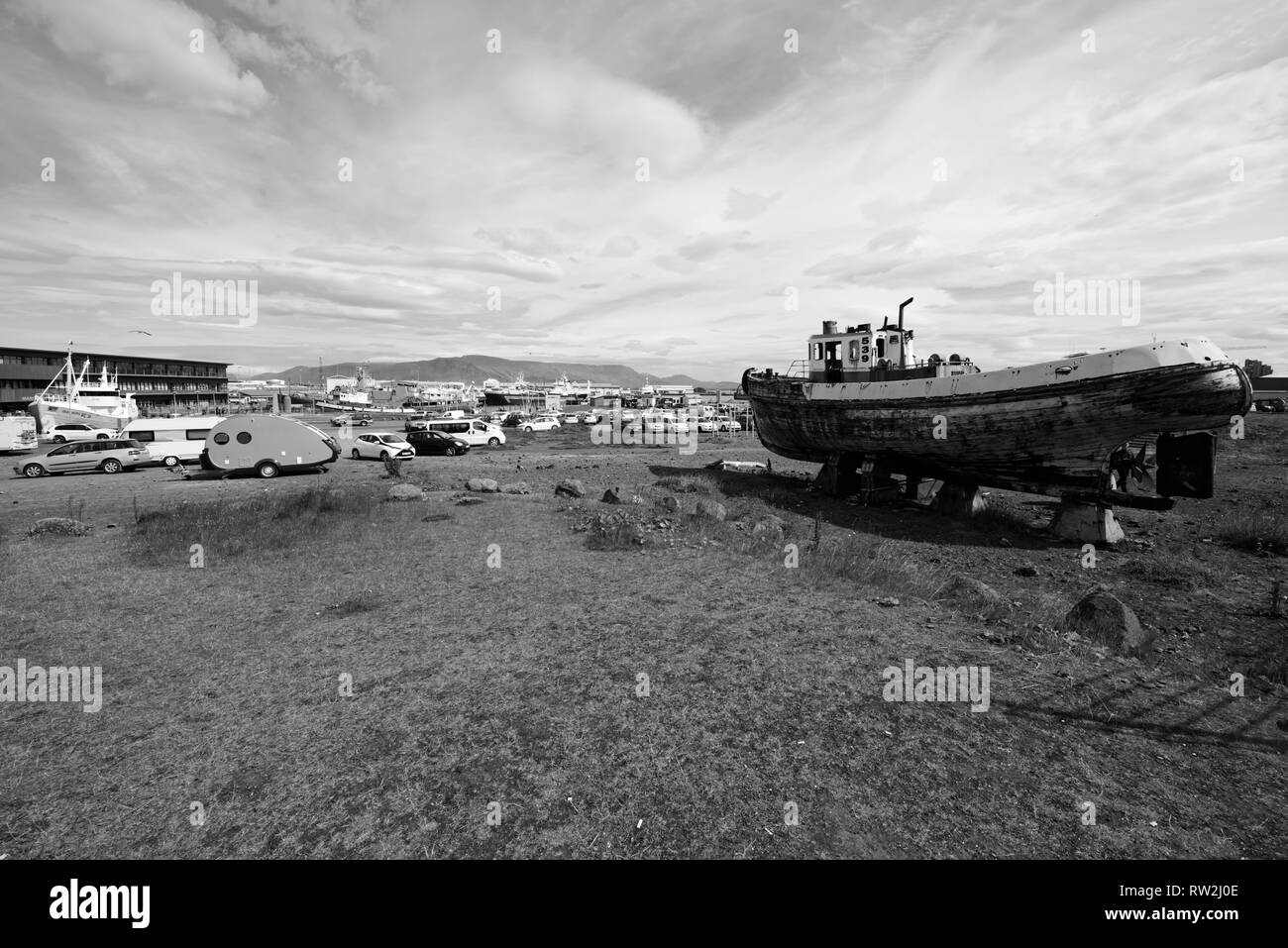 Reykjavik in Island Stockfoto