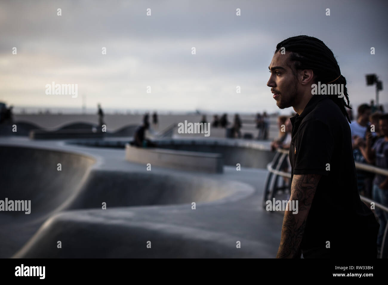 Venice Beach Skate Park Stockfoto