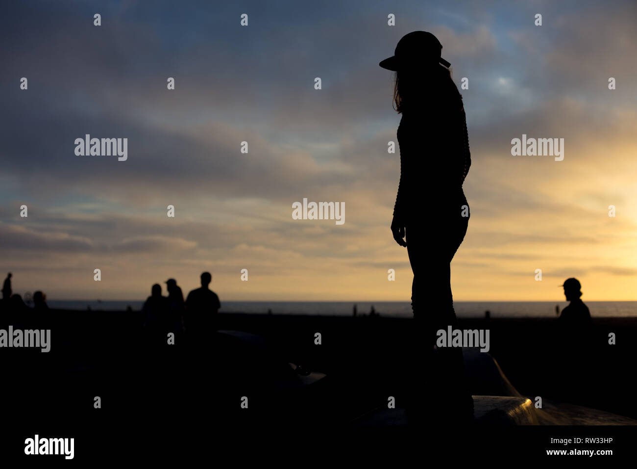 Venice Beach Skate Park Stockfoto