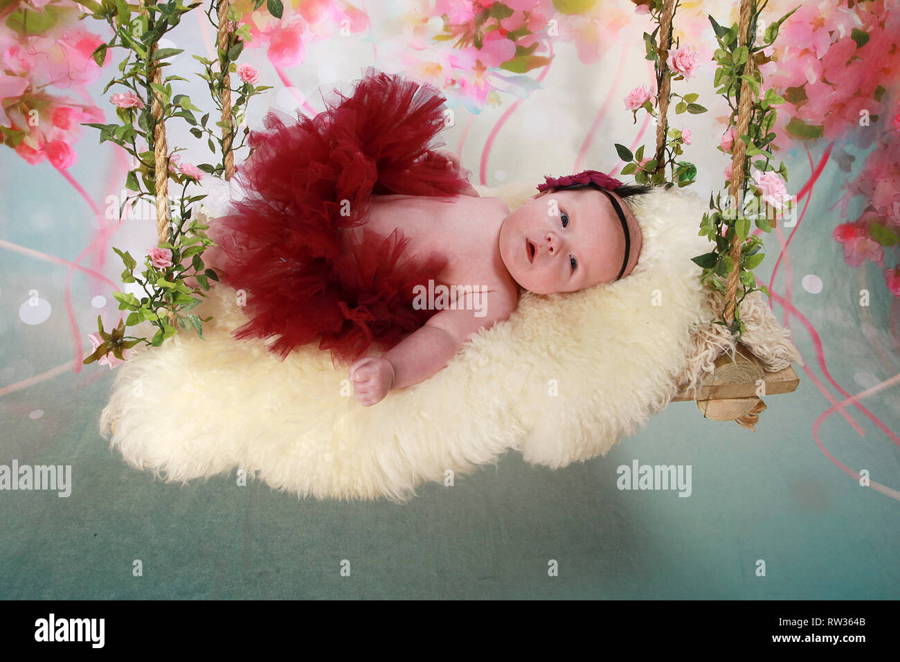 Pretty baby girl Stockfoto
