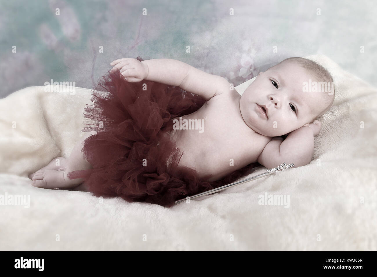 Pretty baby girl Stockfoto
