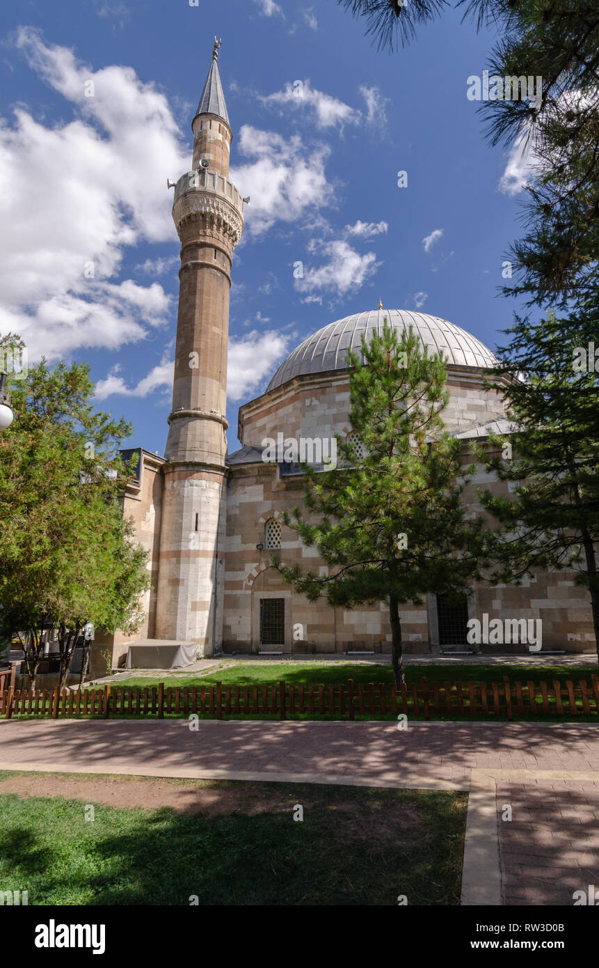 Historische Kursunlu Moschee in Eskisehir Stadt der Türkei. Stockfoto