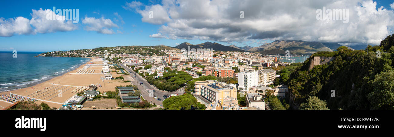 Panorama Ansicht von Gaeta in Italien Stockfoto