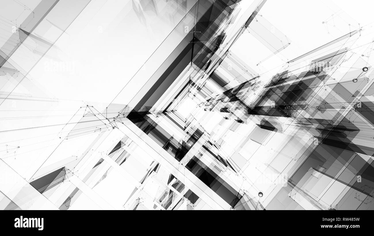 Zusammenfassung Hintergrund futuristisches Konzept fantastische Details Stockfoto