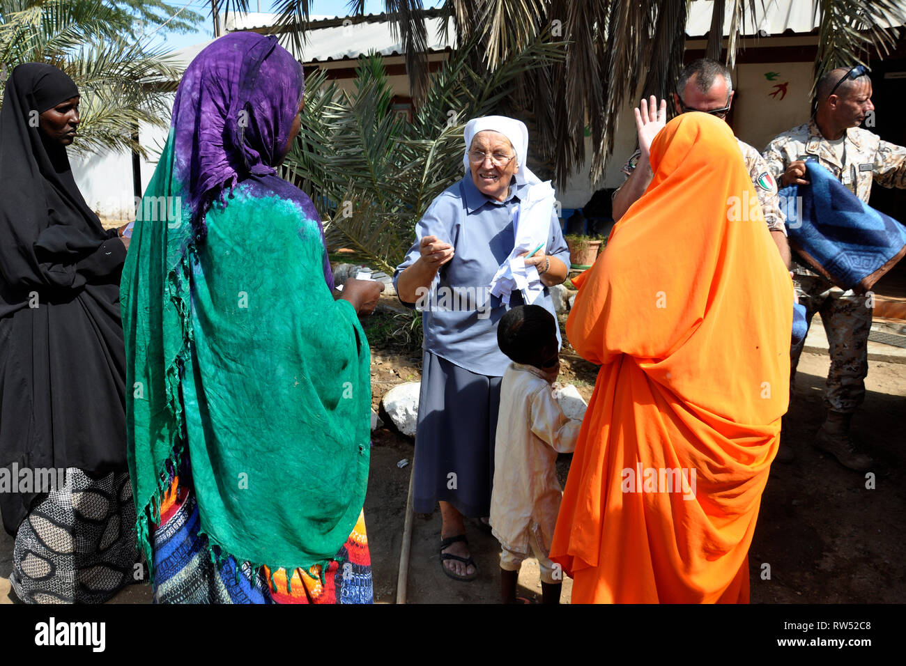 Dschibuti, Ali Sabieh, Leben in der katholischen Mission Stockfoto