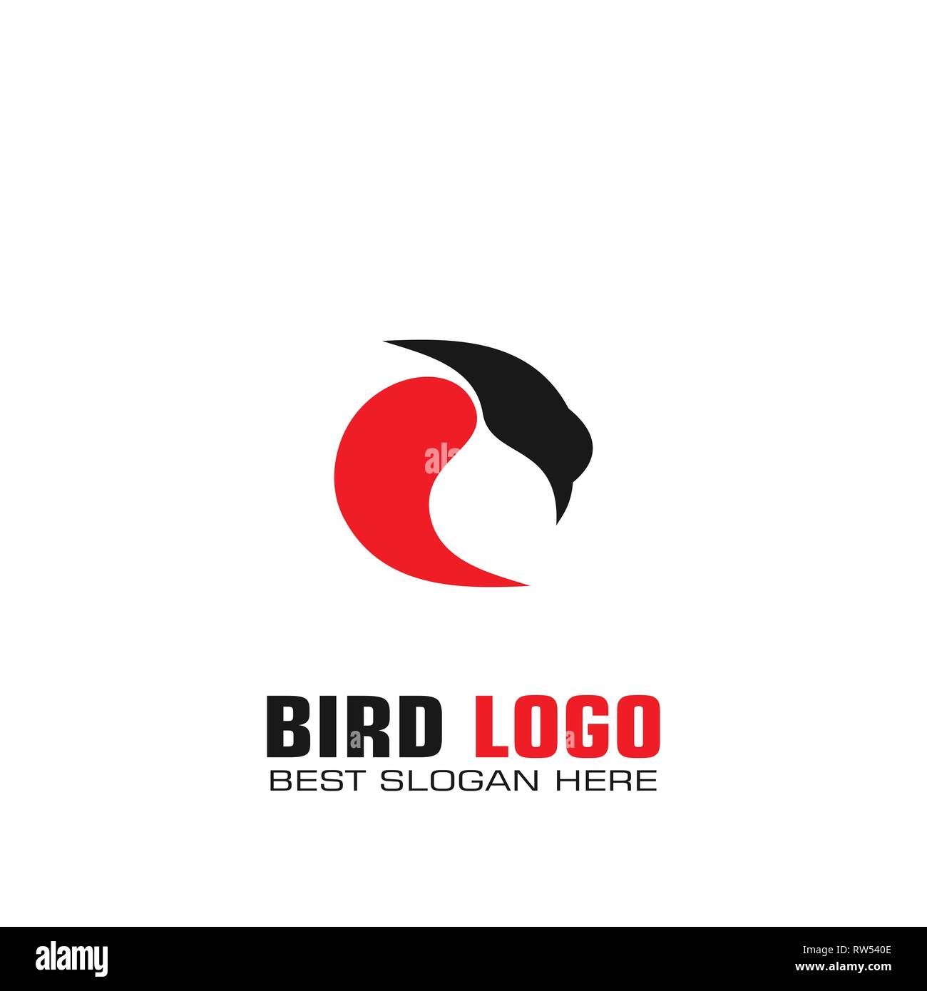 Bird logo vektor design, vogel Blut logo, kreative Logo Design. Stock Vektor