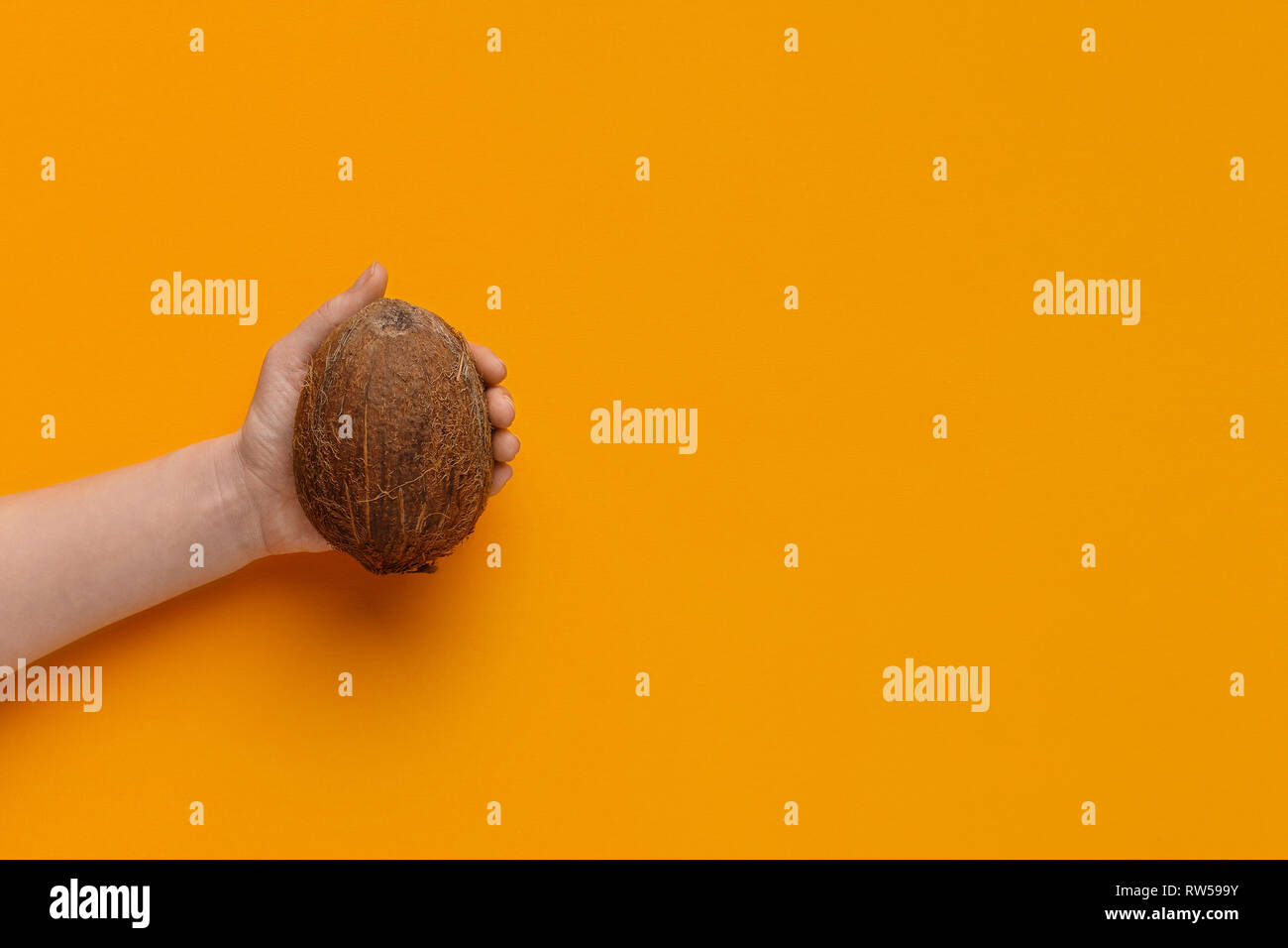 Was coconut Konzept Stockfoto