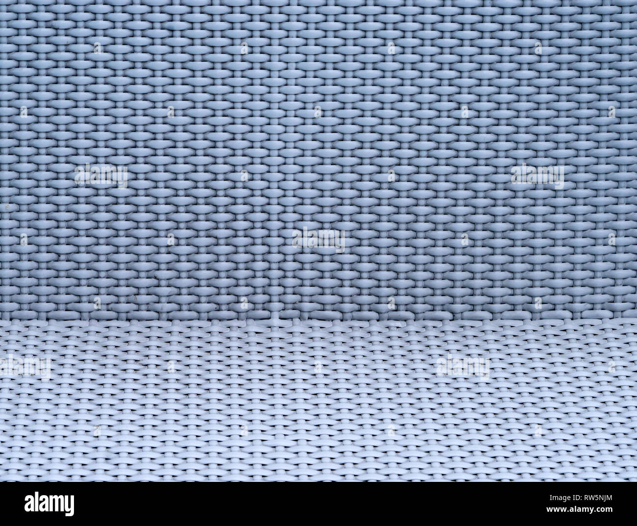 Blau Weaving pattern Oberflächenstruktur Hintergrund Stockfoto