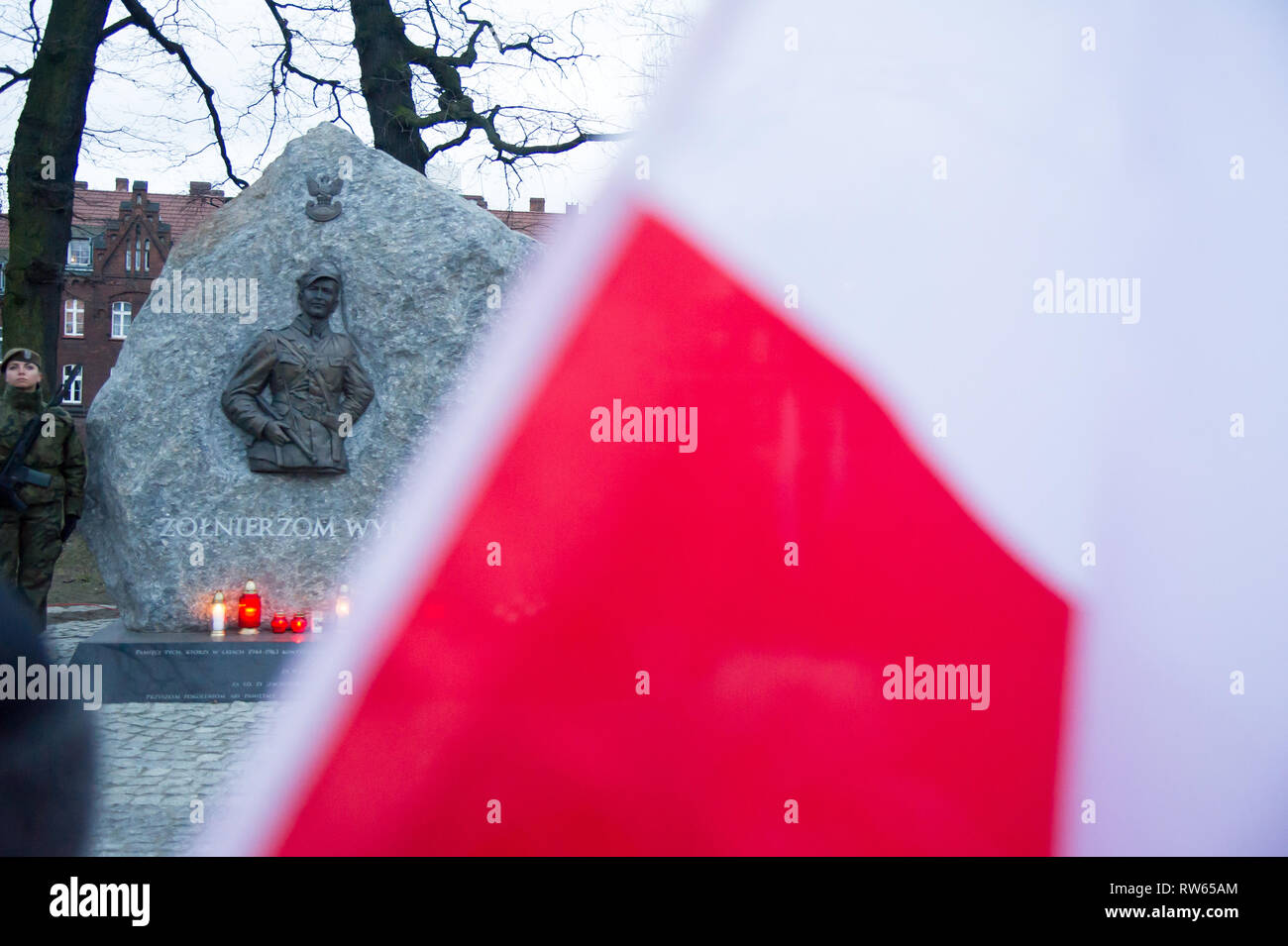 Nationaler Tag der Erinnerung an die Verfluchten Soldaten in Danzig, Polen. 1.März 2019 © wojciech Strozyk/Alamy Stock Foto Stockfoto