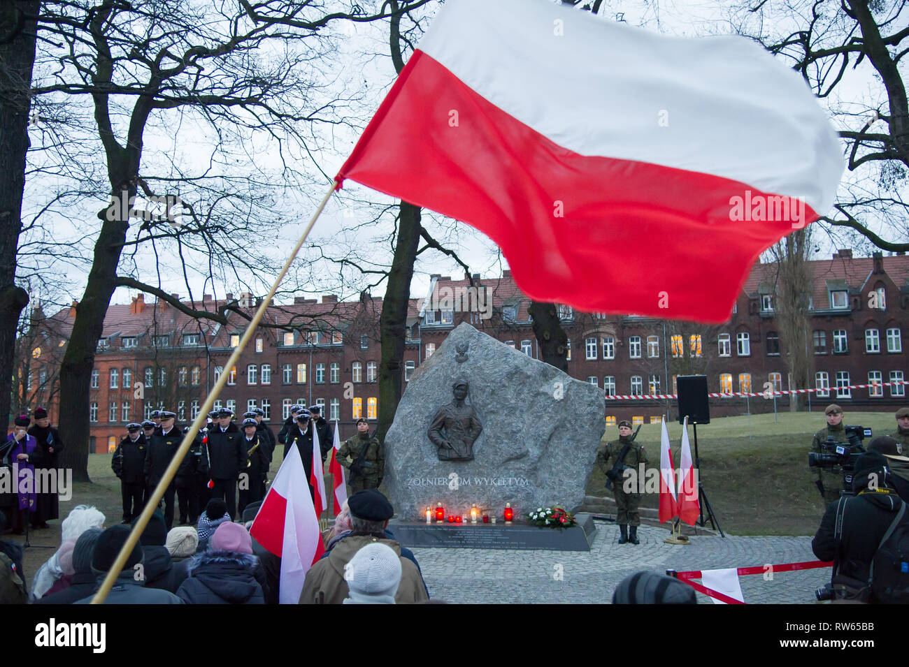 Nationaler Tag der Erinnerung an die Verfluchten Soldaten in Danzig, Polen. 1.März 2019 © wojciech Strozyk/Alamy Stock Foto Stockfoto