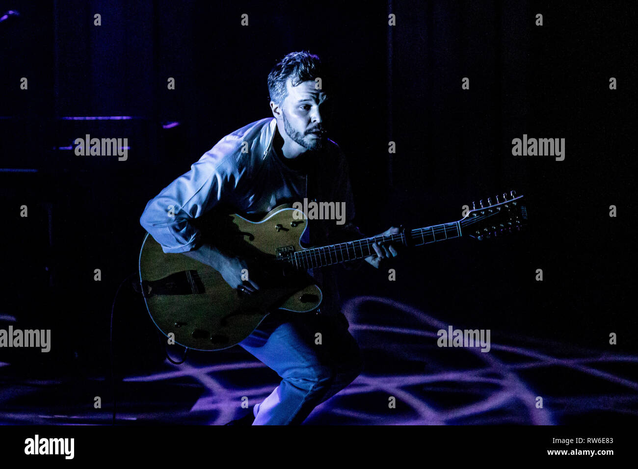Mailand Italien vom 3. März 2019 Der höchste Mann auf der Erde leben am Teatro Dal Verme © Roberto Finizio / alamy Stockfoto