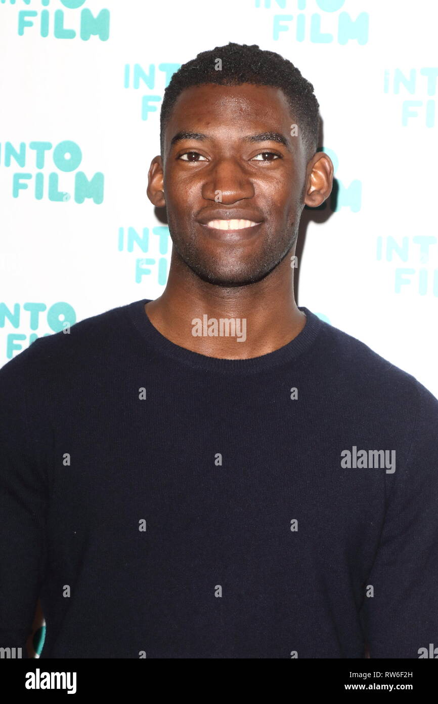 Maleachi Kirby an der in Film Awards 2019 im Odeon Luxe Kino, Leicester Square Stockfoto