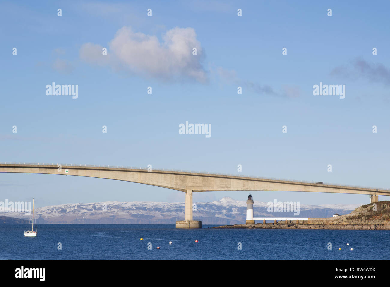 Brücke zur Insel Skye, Schottland Highlands Stockfoto
