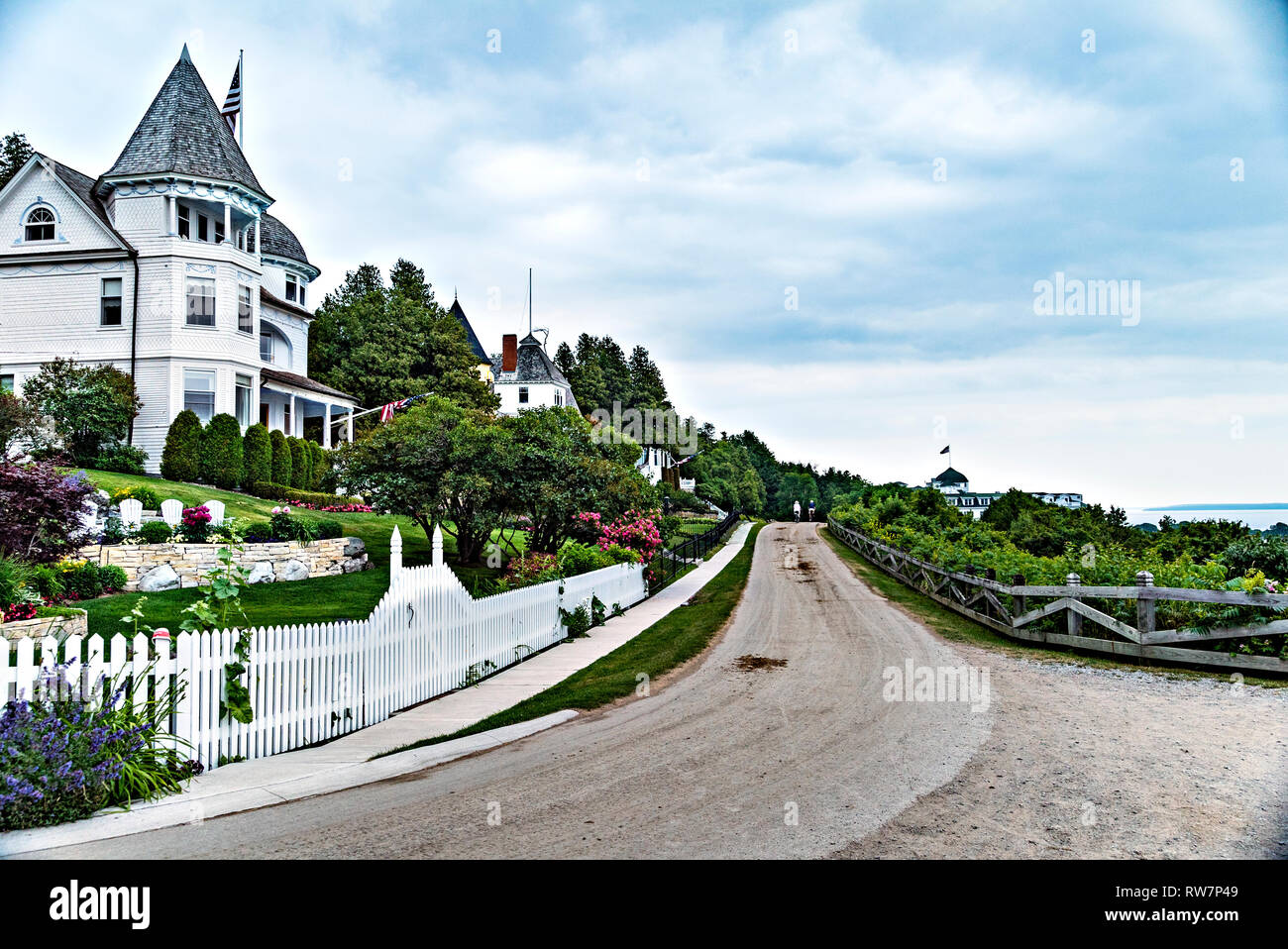 Lakeside Lane Stockfoto