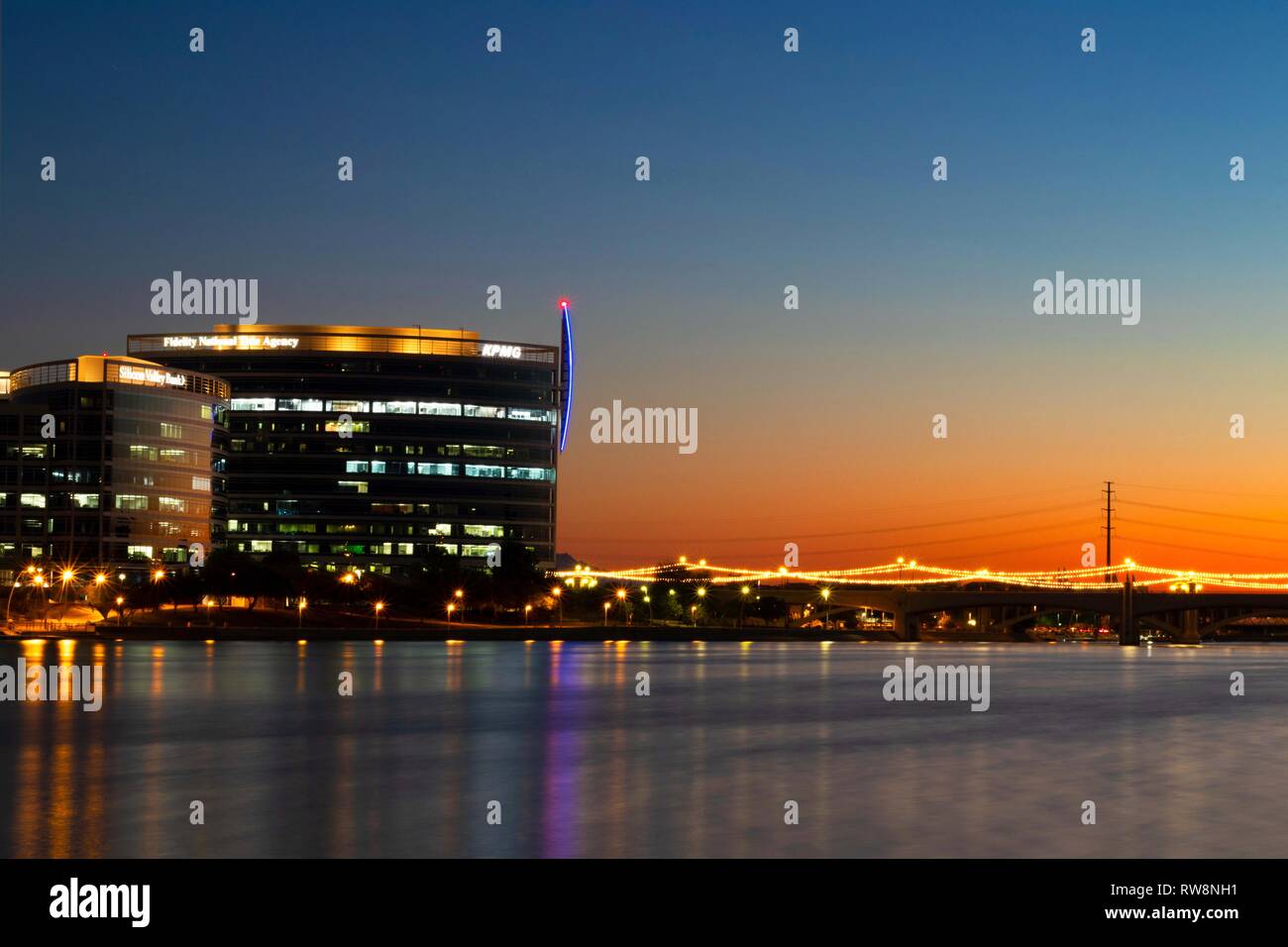 Tempe Town Lake Stockfoto