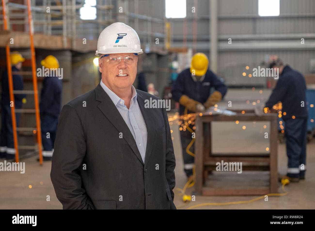 Jim McColl Scottish Entrepreneur Stockfoto