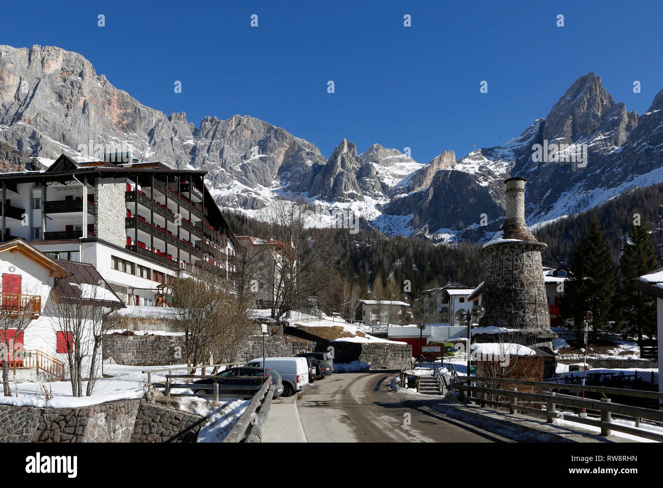 San Martino di Castrozza, Trentino, Italien, Europa Stockfoto