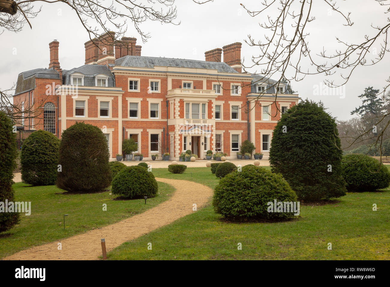 Luxus - heckfield Place Hotel, Heckfield, Hampshire UK Stockfoto