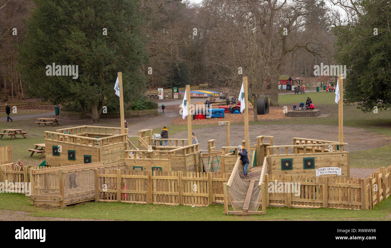 Wellington Country Park, Berkshire in der Nähe von Hook, Heckfield, Rotherwick Stockfoto