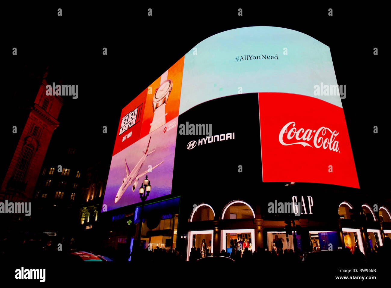 Piccadilly Circus, London, England Stockfoto