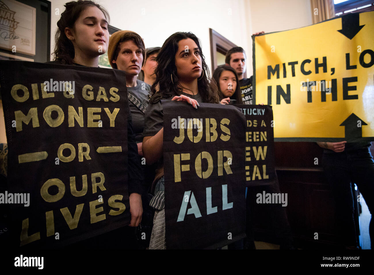 Jugend Aktivistinnen aus Kentucky und in den USA das Amt des Senators