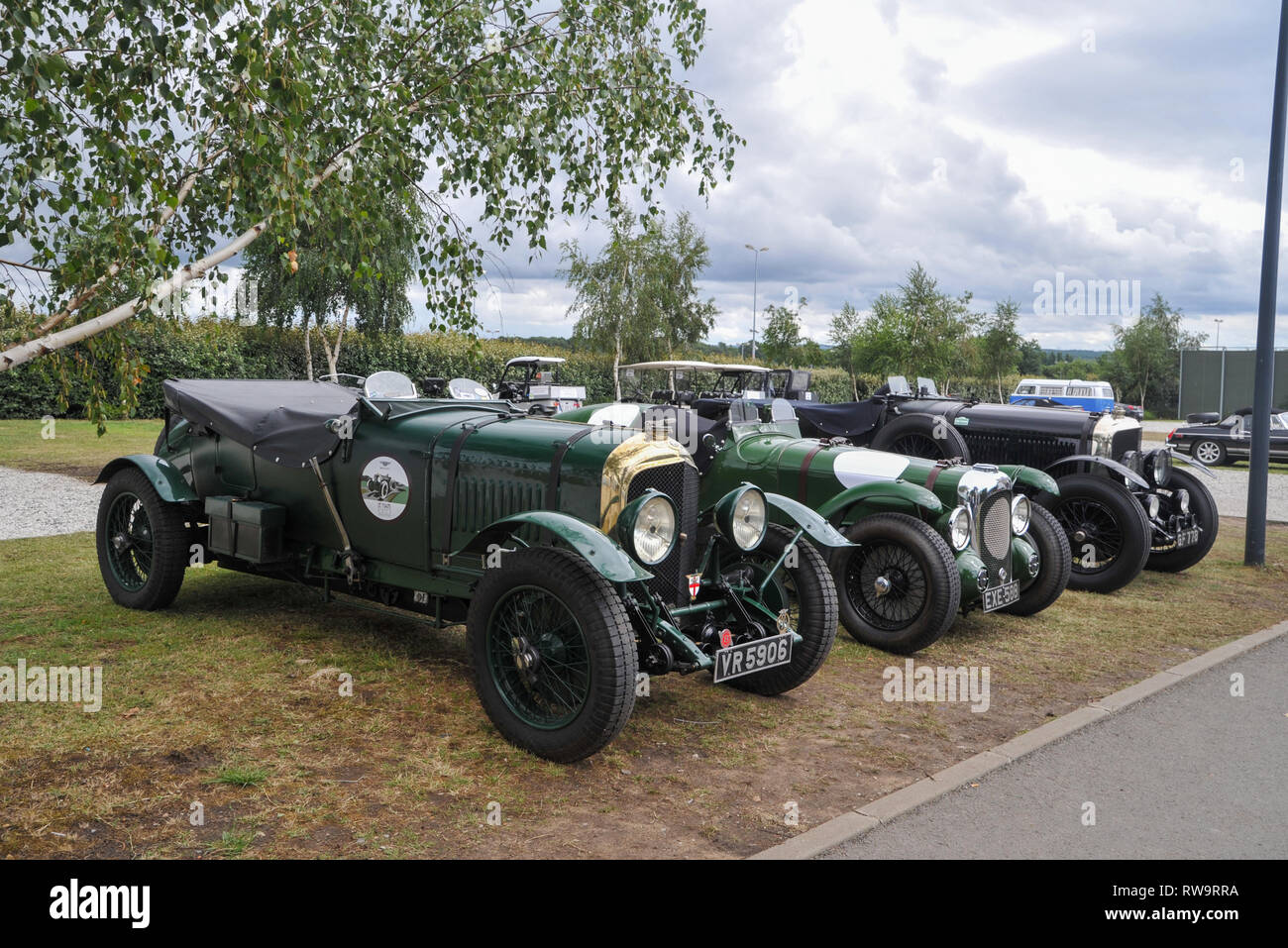 Atmosphäre im La Mans Classic Rennen Stockfoto