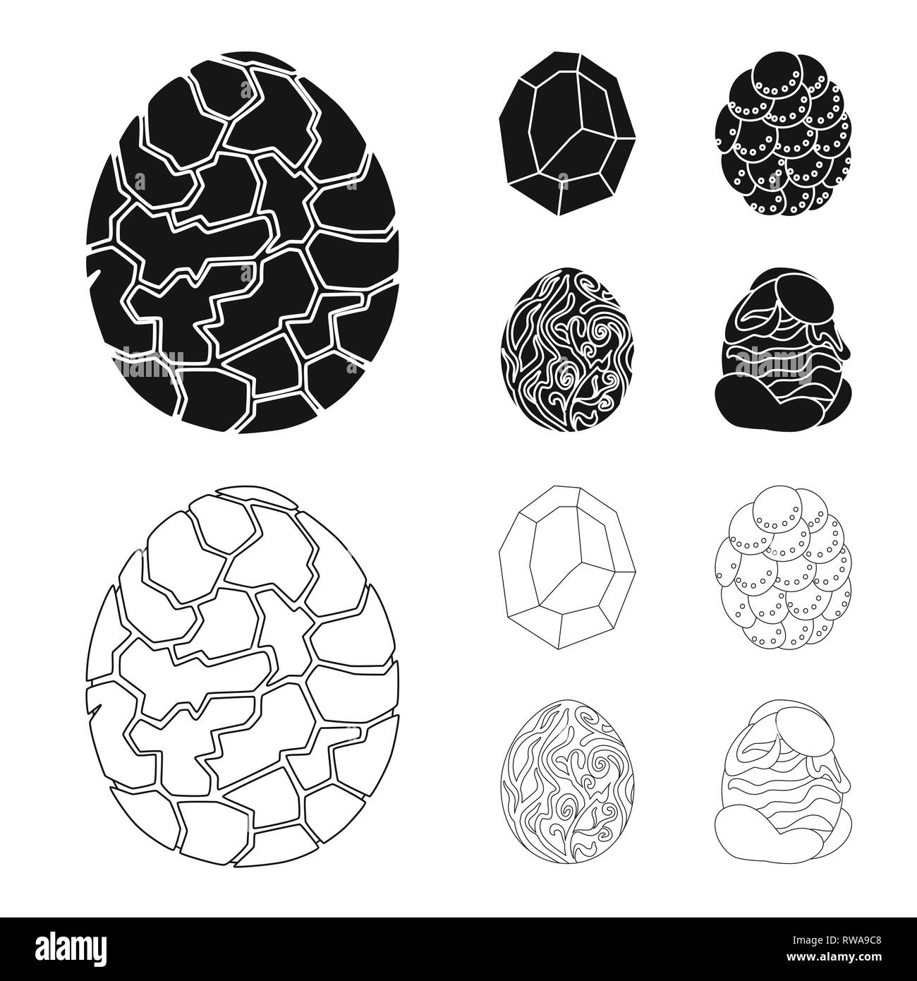 Ei, Drache, feurig, Diamant, Rock, Gold, Schnee, Magma, Crystal, Schale, Ostern, Kälte, Lava, blau, glücklich, Frost, Rot, Regenbogen, Baby, Flash, facettierung, lizard, Dekoration, gefroren, Force, Jewel, weiß, Spiel, Tiere, prähistorische, fantastische, niedlich, Dinosaurier, Magie, Monster, Fantasy, Geschichte, große, Set, Vector, Icon, Illustration, isoliert, Sammlung, Design, Element, Grafik, Vektor, Vektoren, Stock Vektor