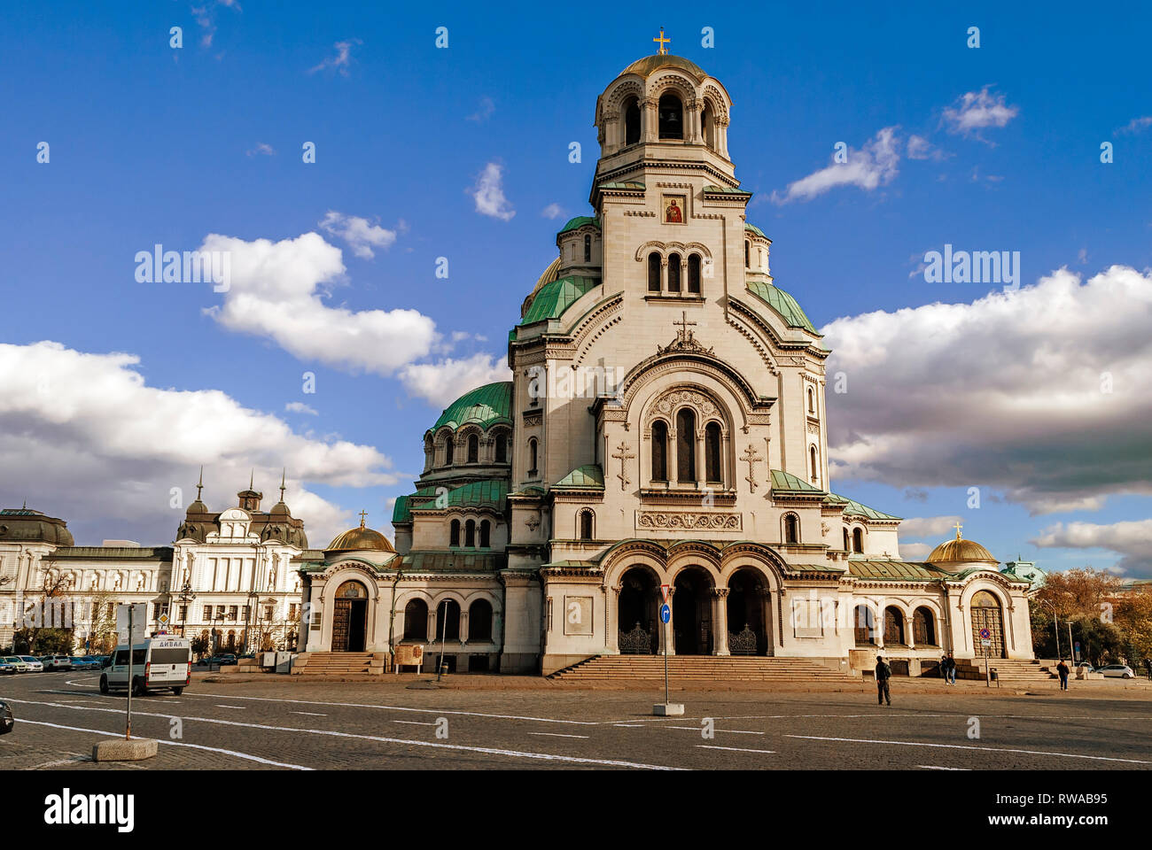 Alexander-newski-Orthodoxen Kirche in Sofia, Bulgarien, Stockfoto