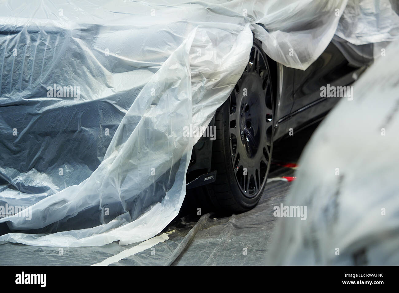 Ersten Pressetag am Genfer Automobilsalon, Genf, Schweiz Stockfoto