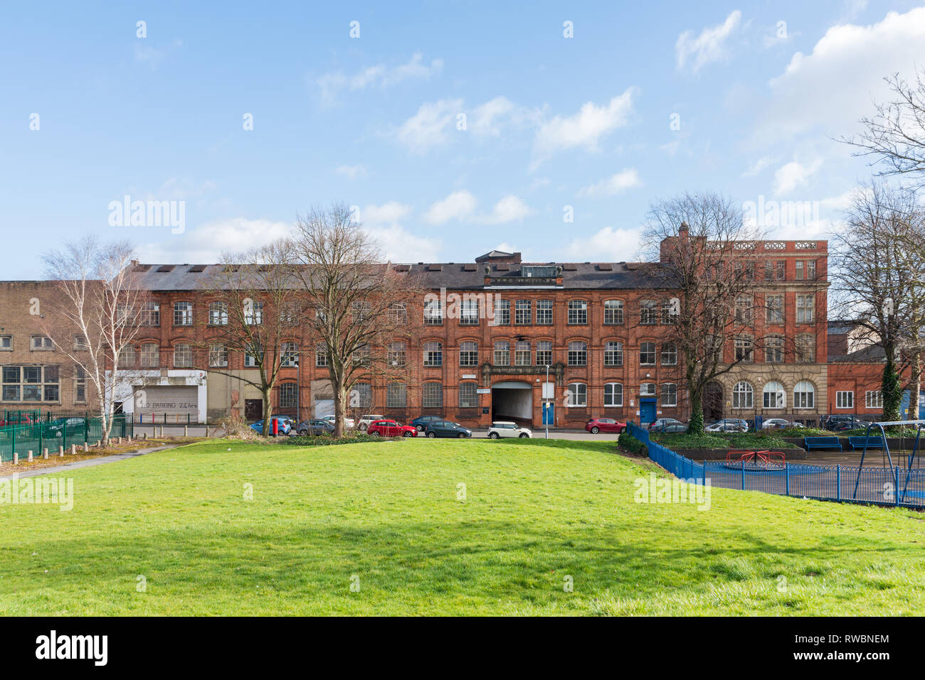 Ledsam Straße arbeitet in Birmingham Ladywood, der ehemaligen Maschinenbauer G E Belliss&Co Fabrik, die Kessel und Dampfmaschinen hergestellt Stockfoto