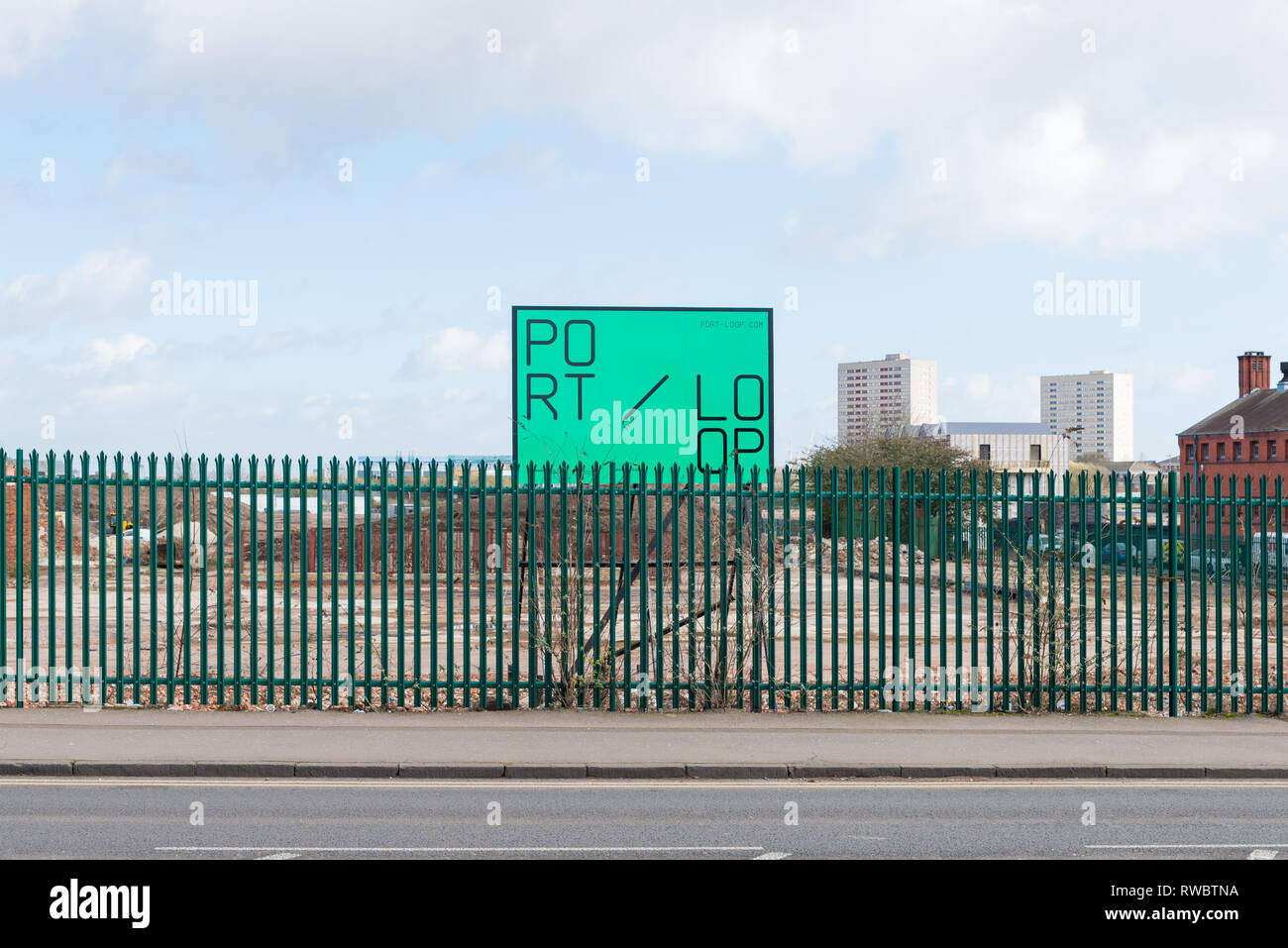 Port-Loop ein neues Gehäuse Stadterneuerung Projekt auf alten Industrieflächen in Ladywood, eine innere Stadt Bezirk in Birmingham Stockfoto