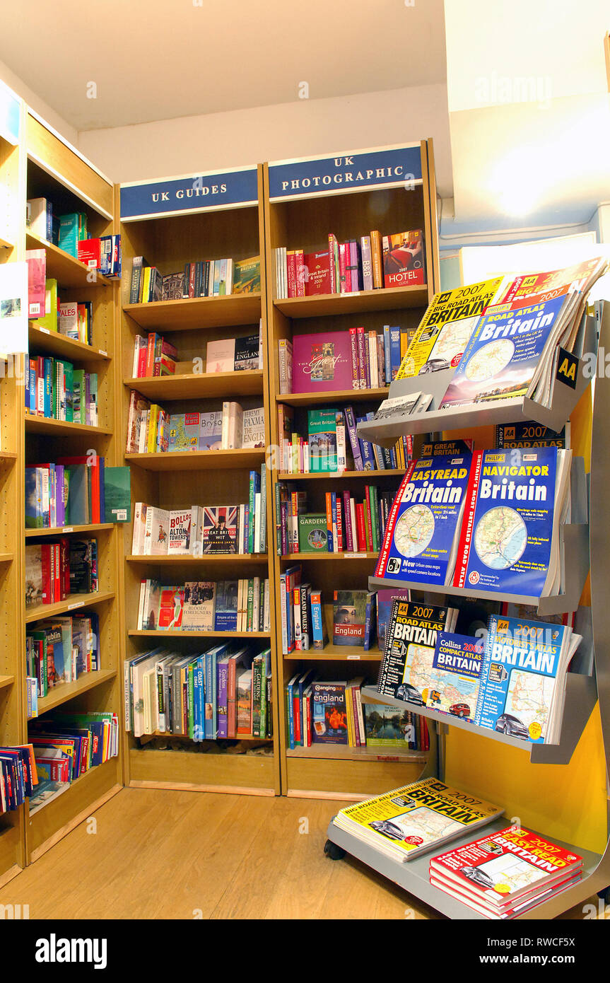Bücher für den Verkauf in den Travel Book Company, Notting Hill Stockfoto