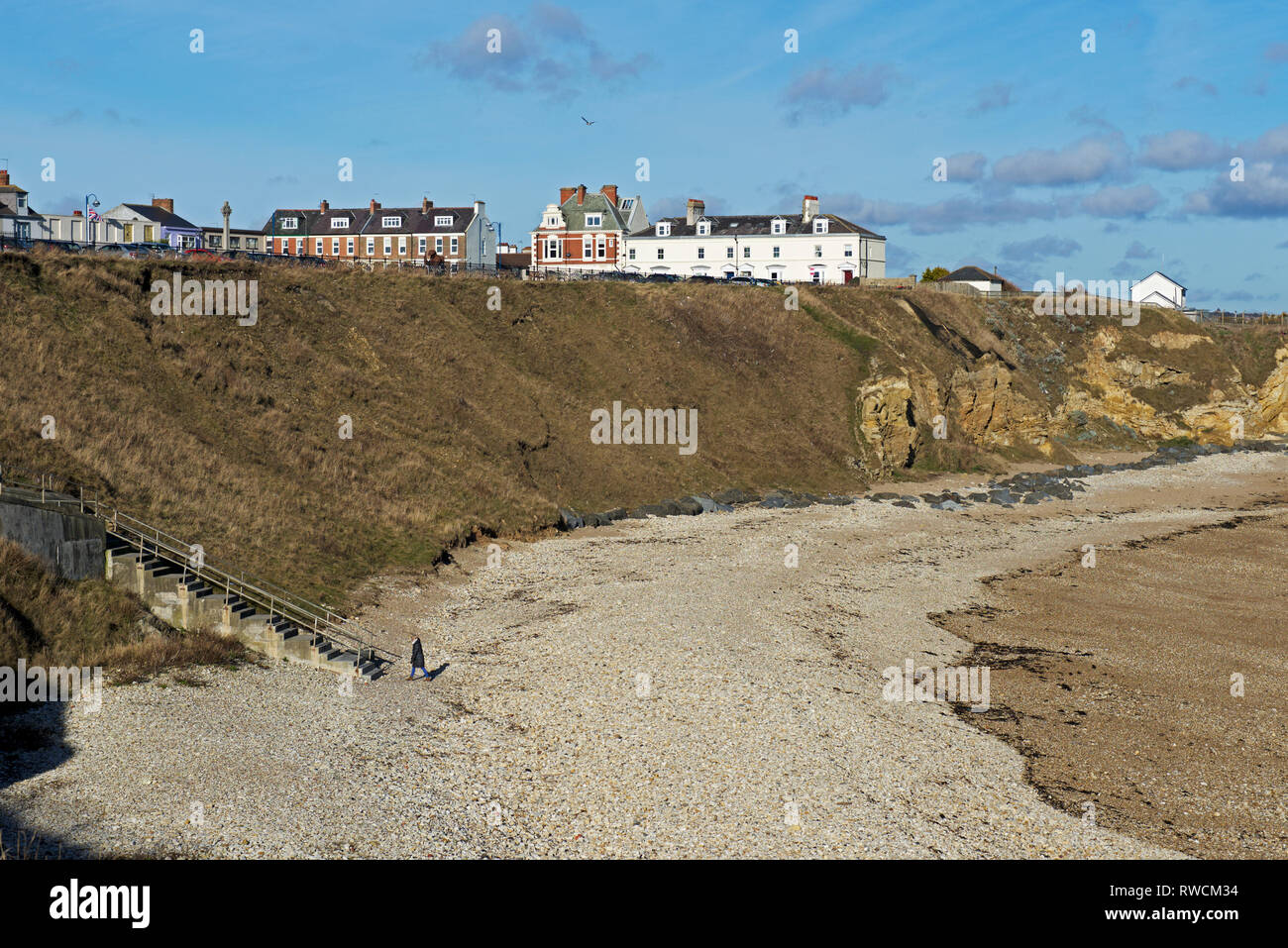 Der Strand in Seaham, Co Durham, England Großbritannien Stockfoto