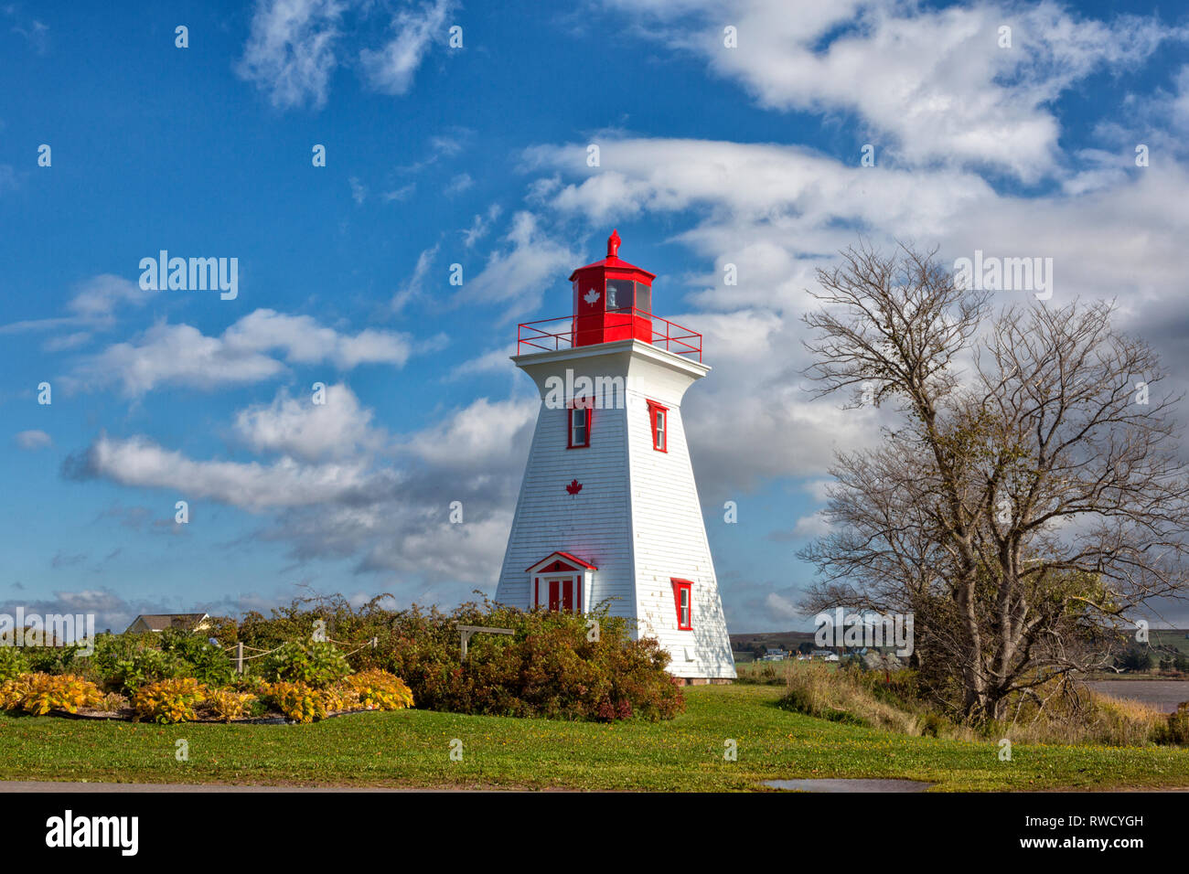 Leuchtturm, Victoria, Prince Edward Island, Kanada Stockfoto