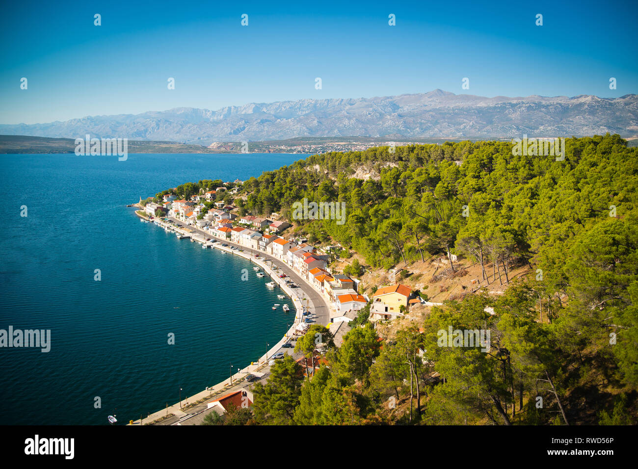 Novigrad Peninsula - Kroatien im Sommer Stockfoto