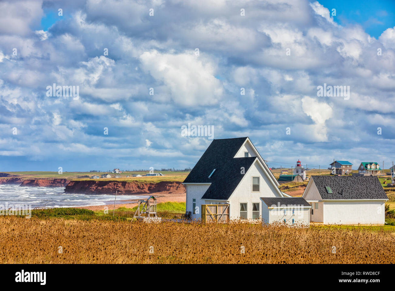 Cottage, Vettern Ufer, Prince Edward Island, Kanada Stockfoto