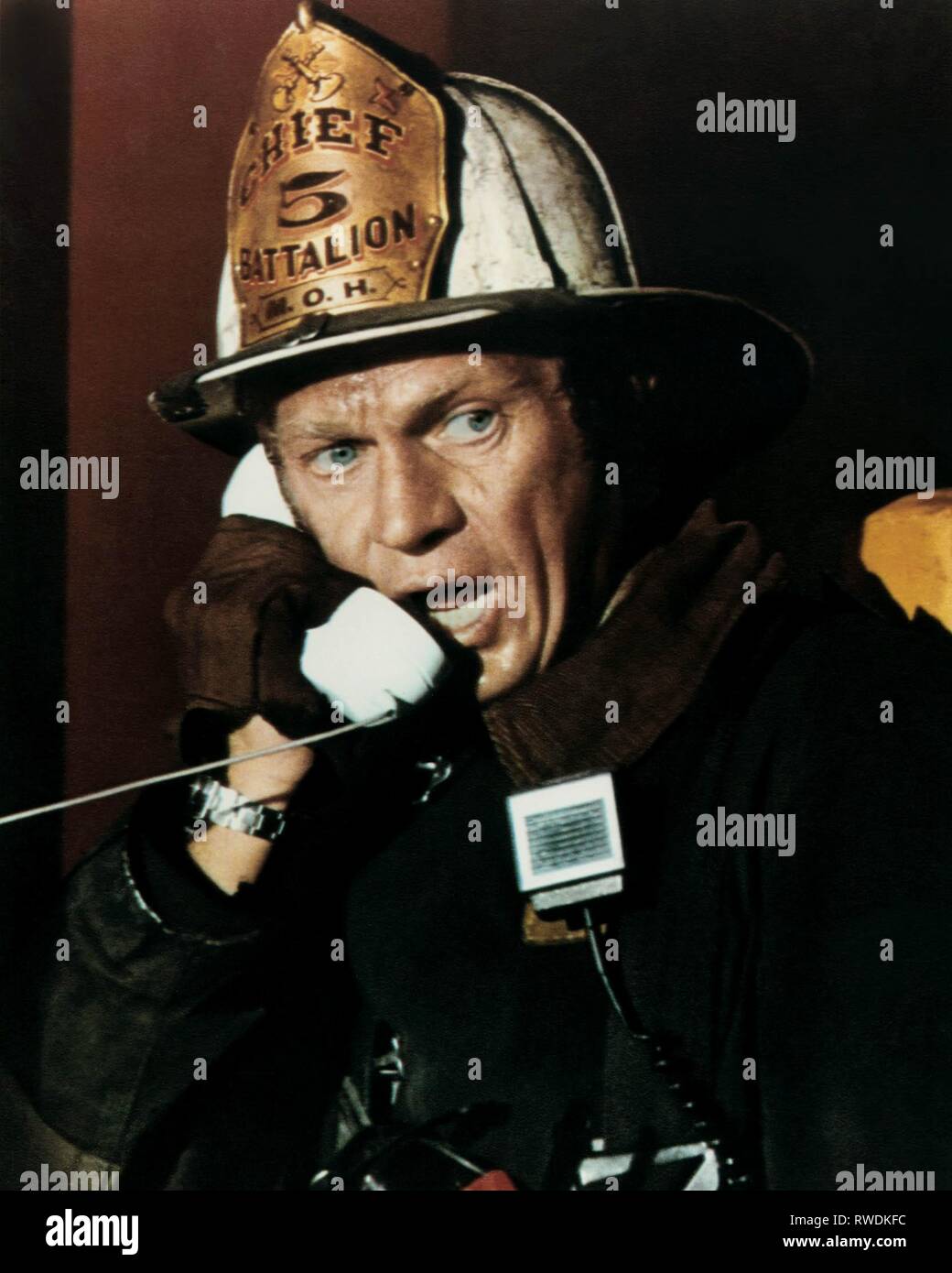 STEVE MCQUEEN, der Flammendes Inferno, 1974 Stockfoto