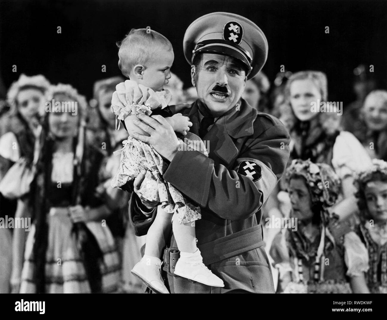 CHAPLIN, Der große Diktator, 1940 Stockfoto