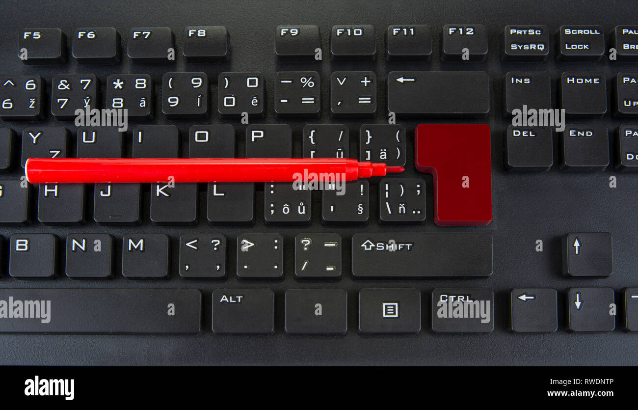 Leerzeichen eingeben und Tasten auf der Computertastatur die