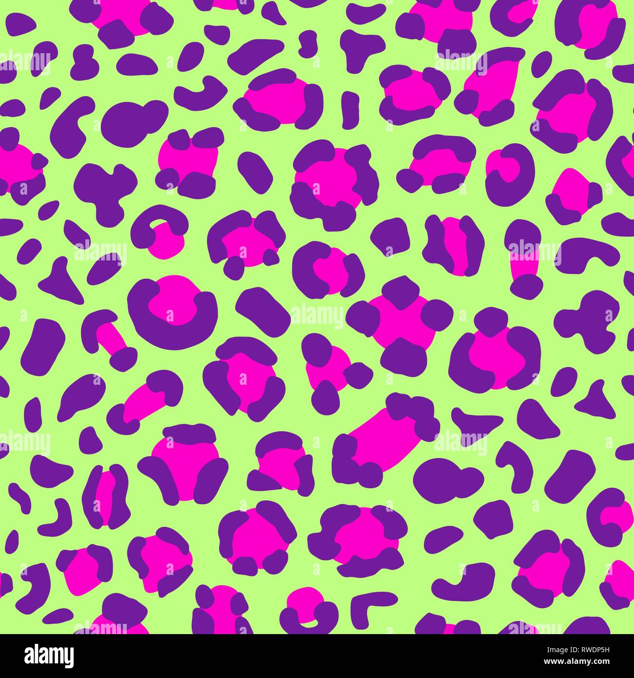 Leopard grün nahtlose Drucken Stock Vektor