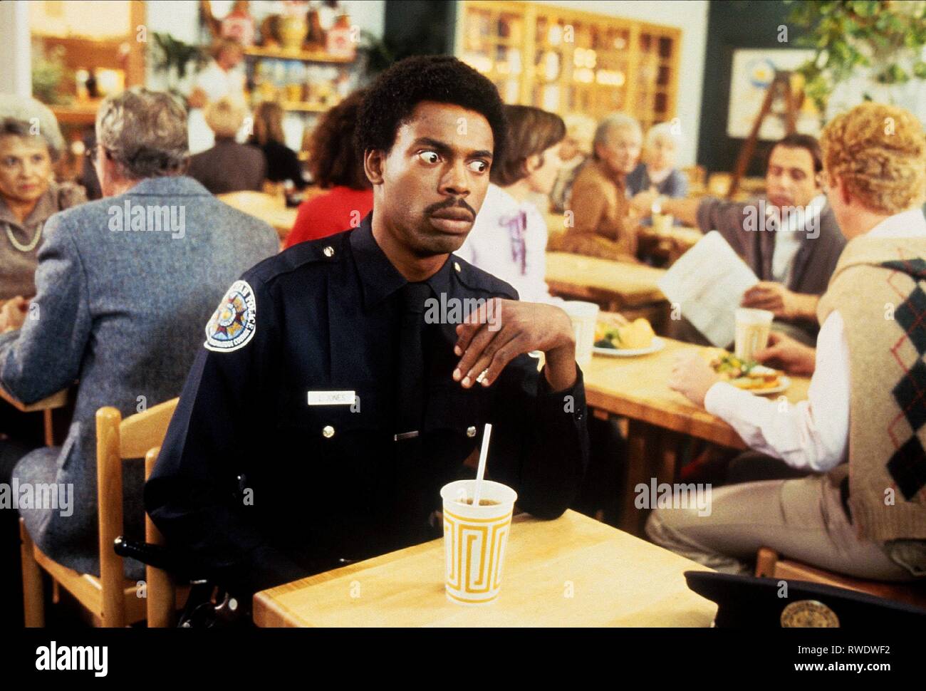 MICHAEL WINSLOW, Police Academy 2, 1985 Stockfoto