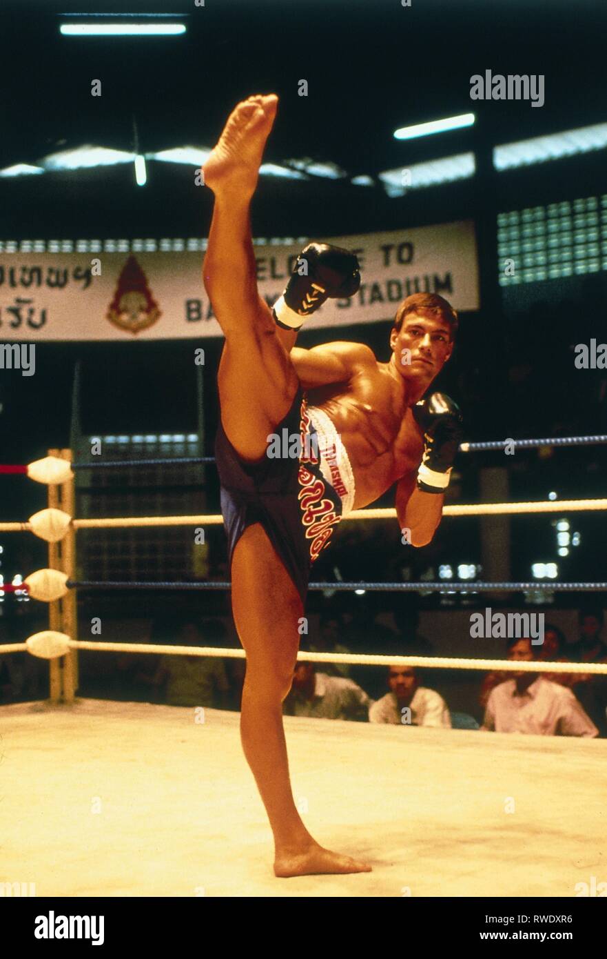 JEAN-CLAUDE van Damme, KICKBOXER, 1989 Stockfoto